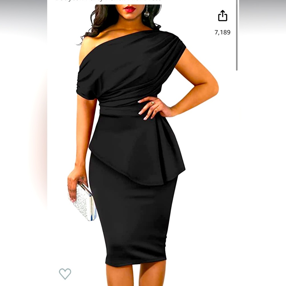 XL. Off shoulder LBD